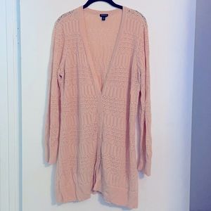 Torrid New Light pink peachy tunic sweater